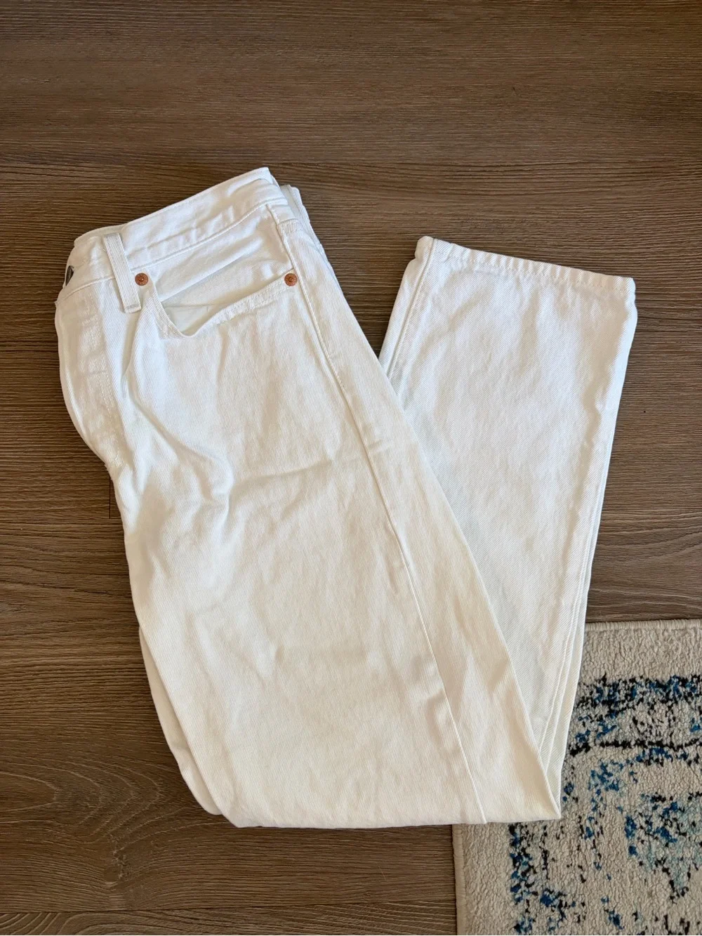 Levi's Women's Straight Leg Jeans in White
